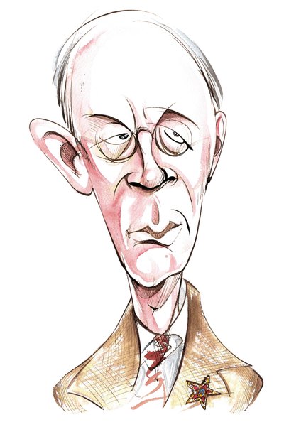 Sergey Prokofiev - caricature by Neale Osborne